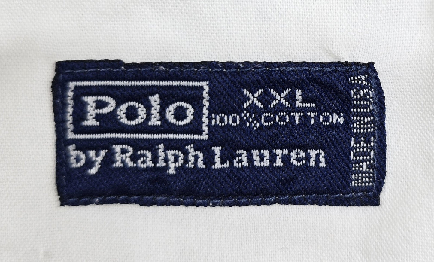 Polo Ralph Lauren Men's White Dress Shirt XXL Long Sleeve Cotton