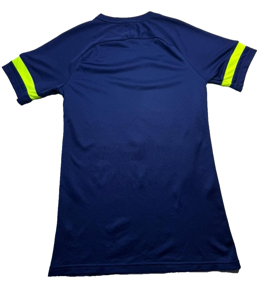 Nike Men's Navy Blue Dri-FIT Short Sleeve Soccer Jersey T-Shirt Size S