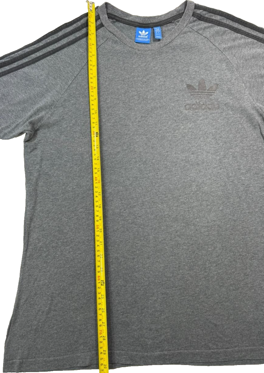 Adidas Originals California T-Shirt In Dark Grey Heather - Size L