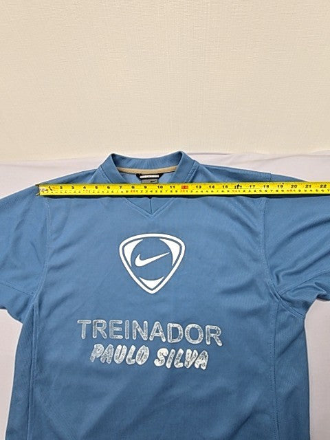 Nike Unisex Blue Futsal Jersey Short Sleeve Size L GB442