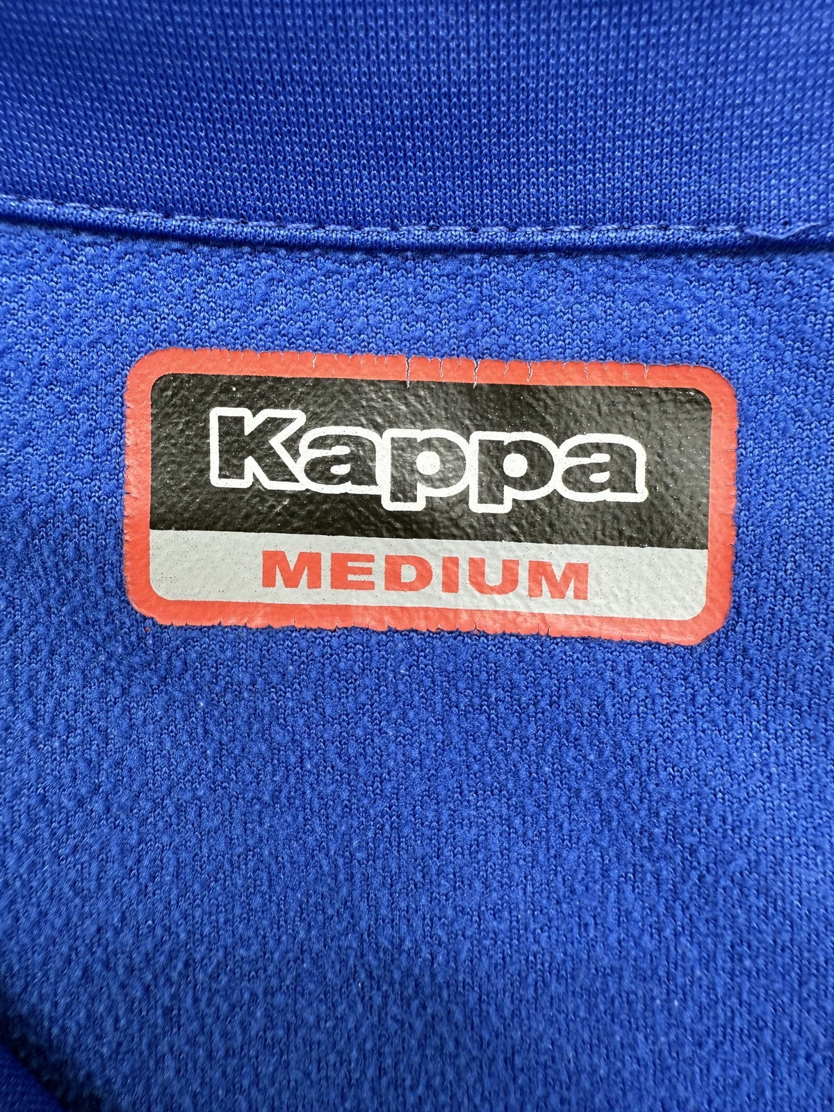 Kappa Men's Blue Track Jacket Med Full Zip Vintage Polyester