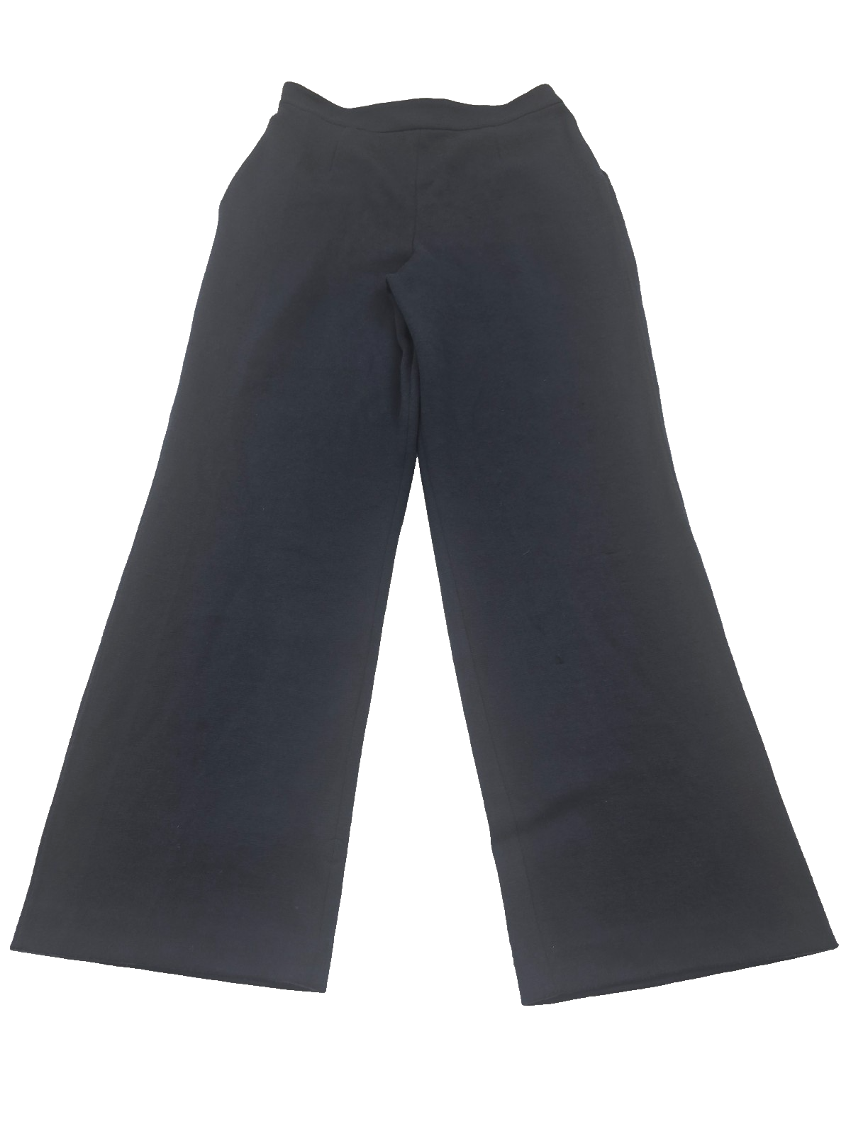 Giorgio Armani Women's Straight Leg Trousers Blue Side Zip Size 42 BNWT