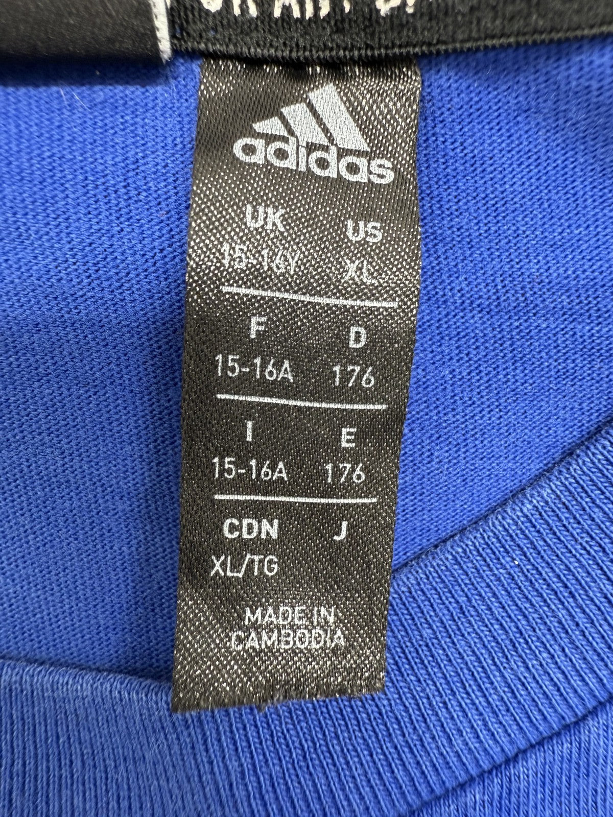 Adidas Men Blue T-Shirt size XL product image 4