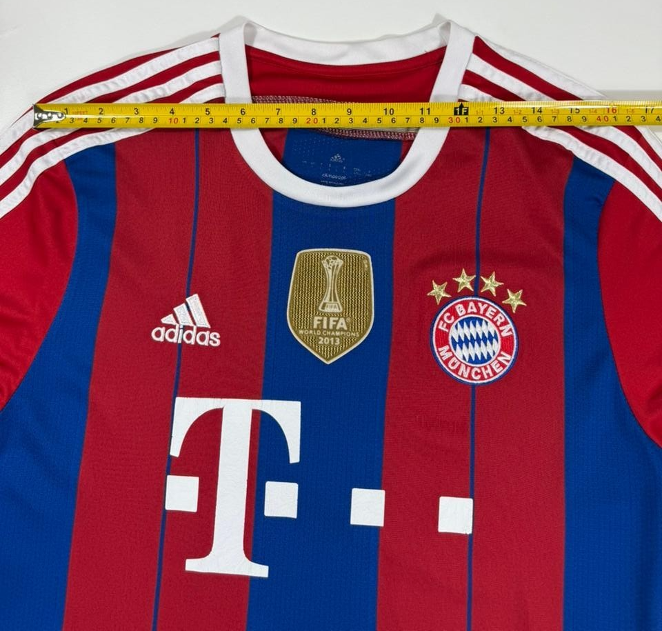 Adidas Bayern Munich Home Jersey Men's Large Red Blue Climacool De Iaco #92 Thai