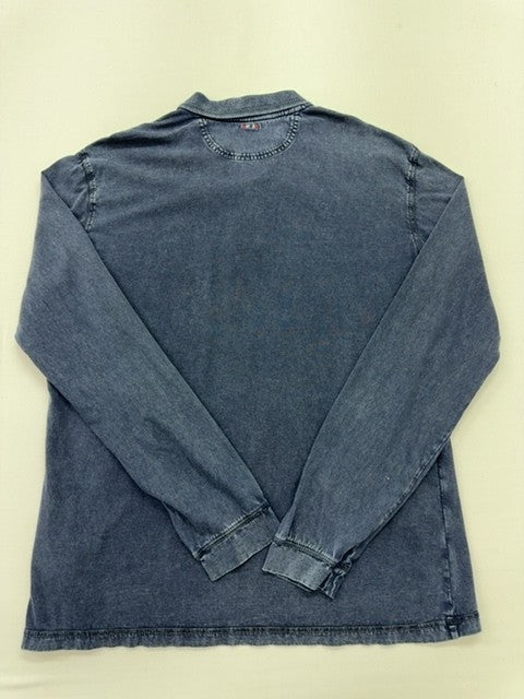 Napapijri Men Blue Polo Shirt size XL product image 2