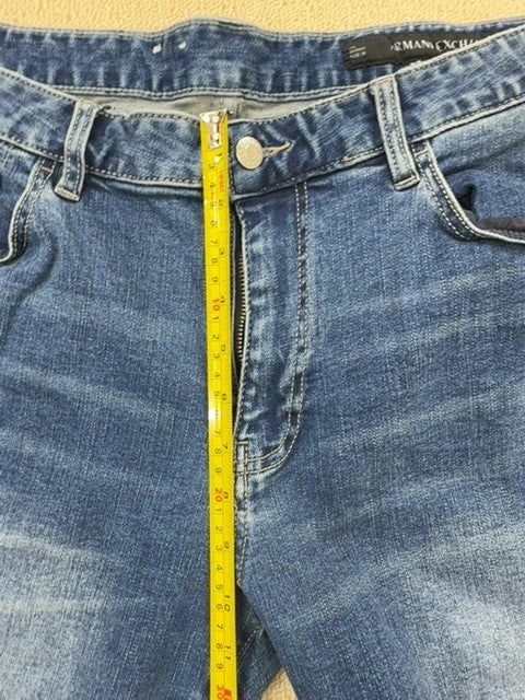 Armani Exchange Men's Skinny Jeans 38 Blue Stretch Denim J14