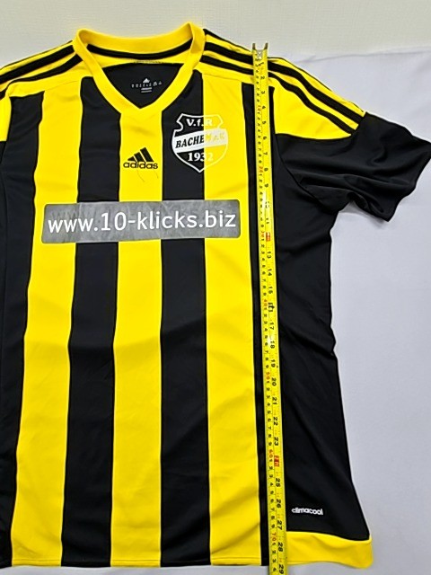 Adidas Men's Black Yellow Striped Soccer Jersey(#13) XL Climacool