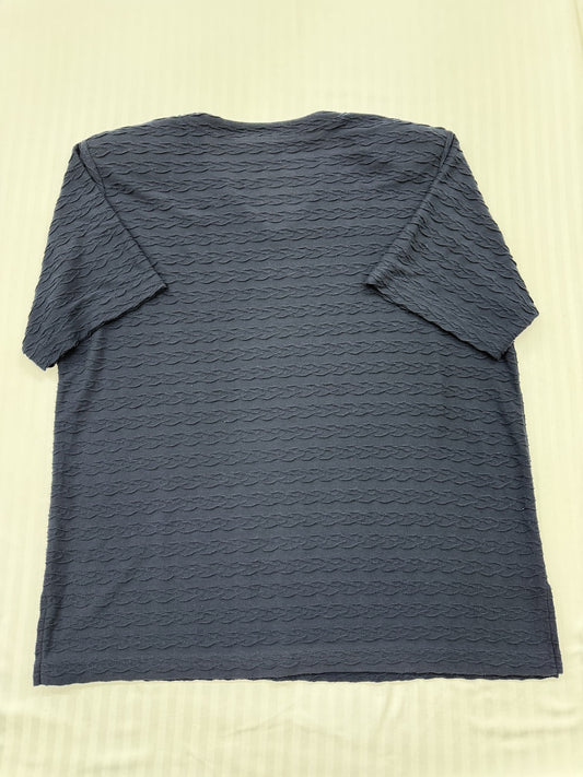 Gina Laura Women's Navy T-Shirt – Size L, Regular Fit, V-Neck – Ref 79076