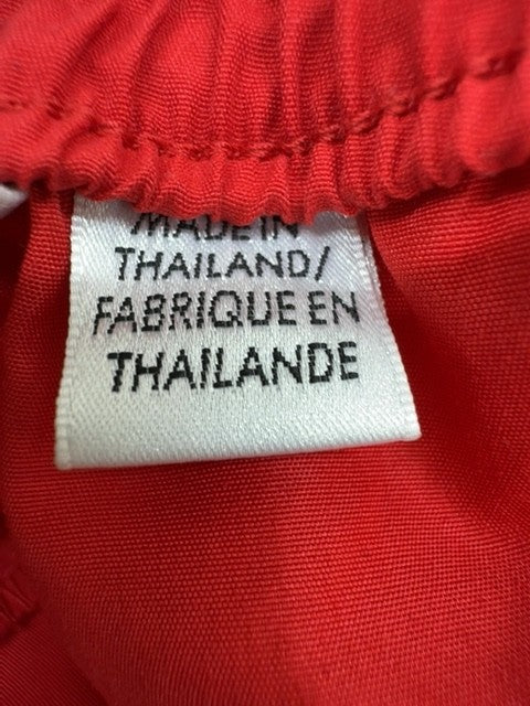 Puma Men's Red Track Pants L Drawstring Regular Thailand