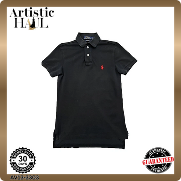 Polo Ralph Lauren Men's Black Polo Shirt XS Slim Fit Pony Logo