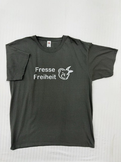 Fruit of the Loom Men's T-Shirt – Size XL, Charcoal Print charcoal print