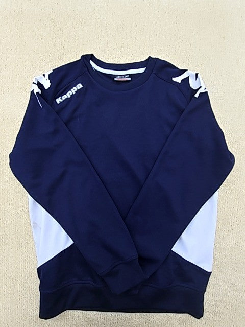 Kappa Navy Blue Colorblock Crewneck Pullover Hoodie Med