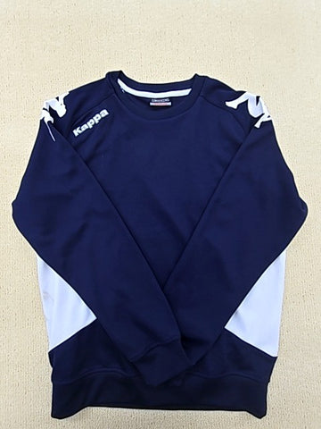 Kappa Navy Blue Colorblock Crewneck Pullover Hoodie Med