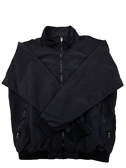 Zara Men's Black Jacket – Size L, Relaxed Fit