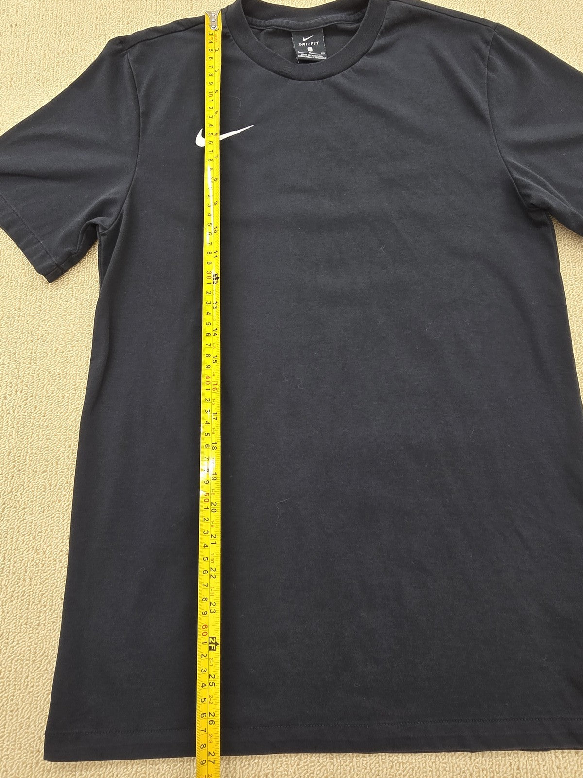 Nike Men's Black Dri-FIT Short Sleeve T-Shirt Small Cotton Blend