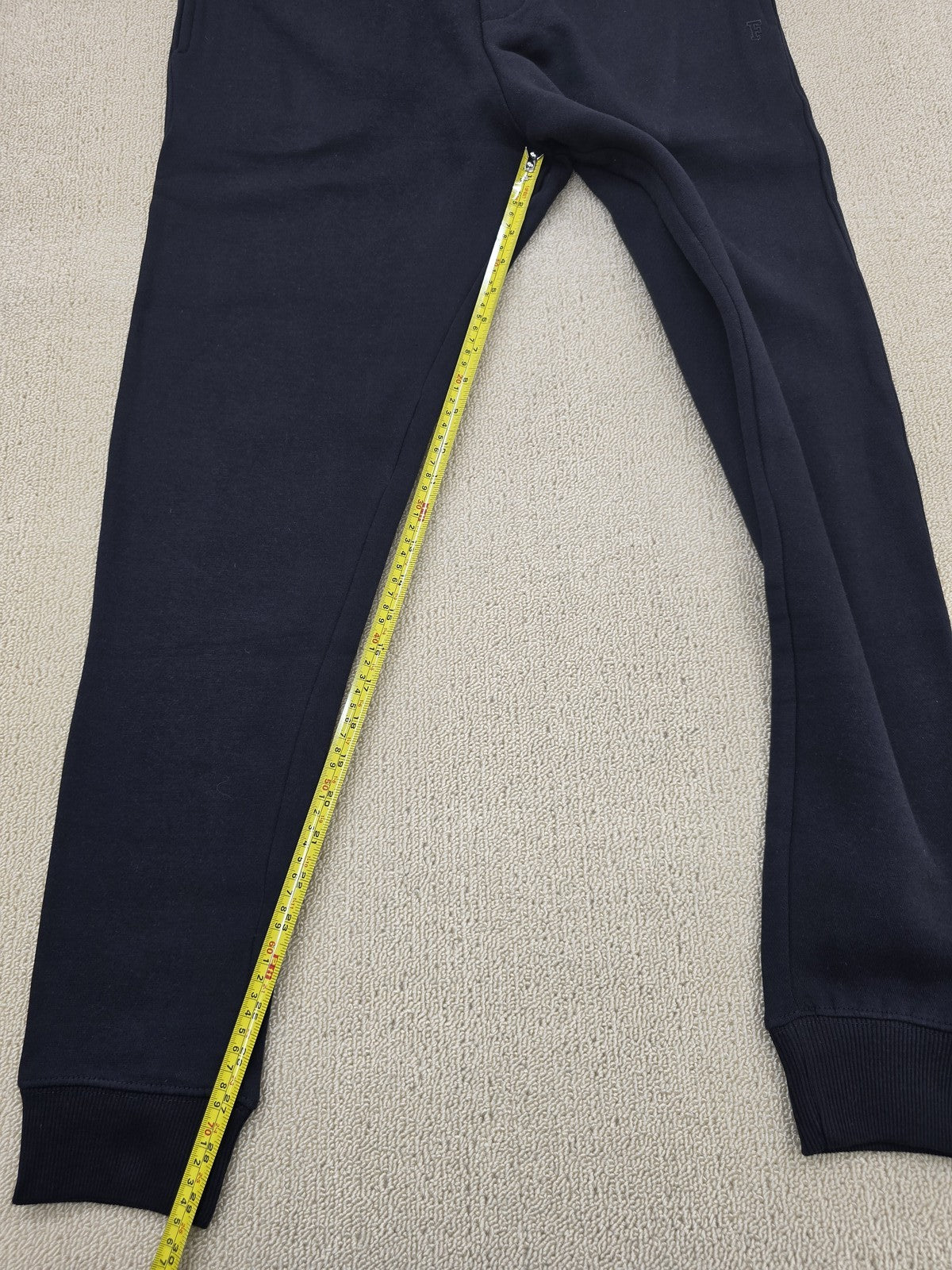 French Connection Black Slim Tapered Sweatpants Drawstring L