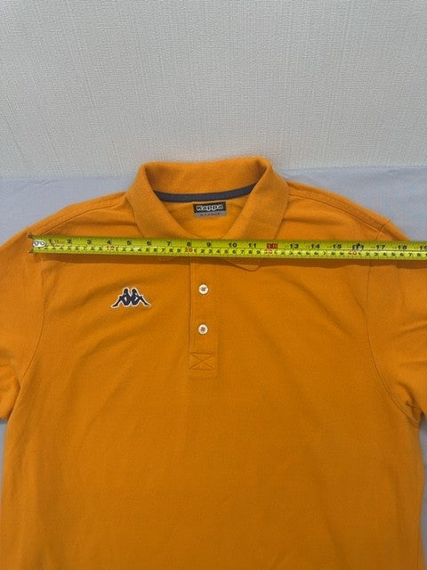 Kappa Men's XL Orange 100% Cotton Short Sleeve Polo Shirt