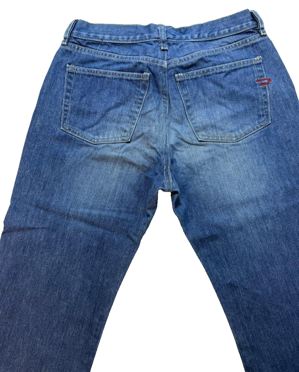 Women Diesel Only The Brave Blue Jeans | Made In Italy| Flared Boot Cotton | 31