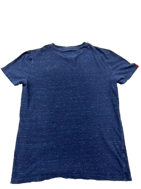 Superdry Orange Label Navy M Men's Short Sleeve Crew Neck T-Shirt Embroidered