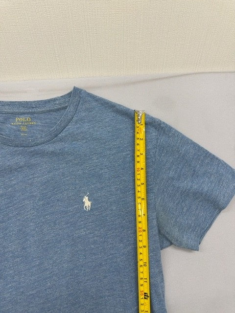 Polo Ralph Lauren Men's XS Blue Cotton Crewneck Logo T-Shirt