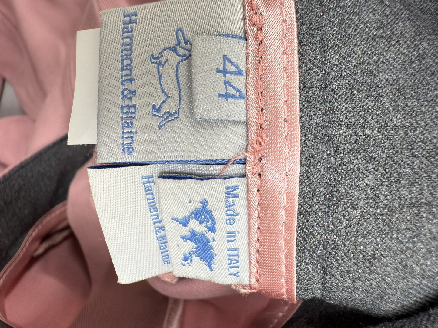 Harmont & Blaine Women's Light Pink Cotton Jogger Pants Mid-Rise