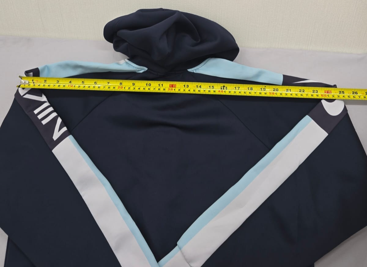 Nike Men's Navy Blue Full Zip Hoodie Jacket Size L Made in Cambodia