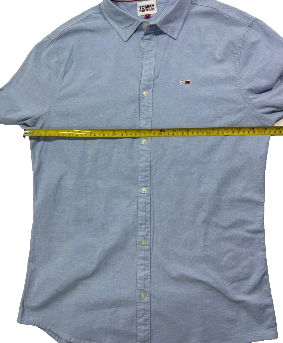 Tommy Hilfiger Men's Tjm Slim Stretch Oxford Shirt T- Size L