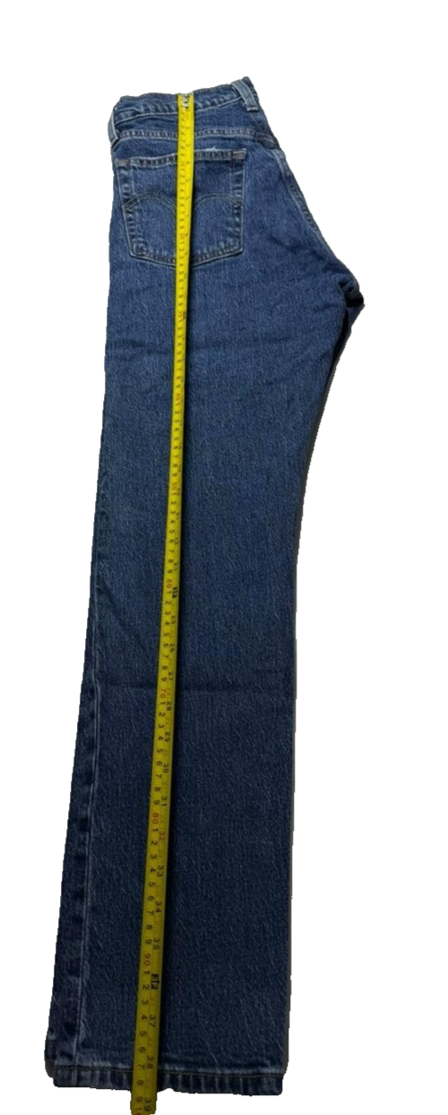Levi Strauss & Co Men's Classic Blue Denim Jeans - Straight Leg, Size 26