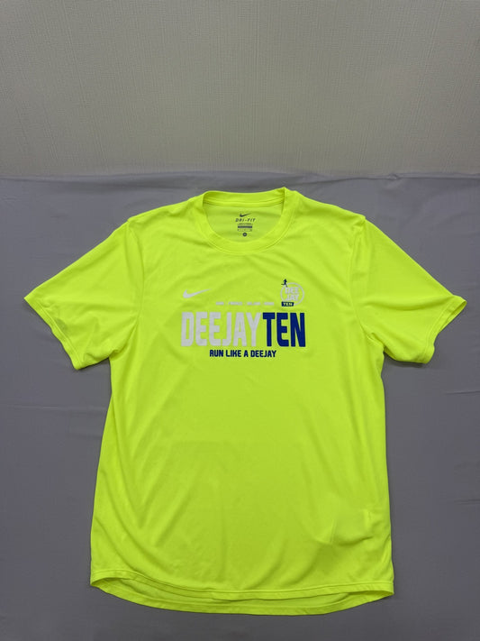 Nike Men's Yellow T-Shirt – Size S, Running