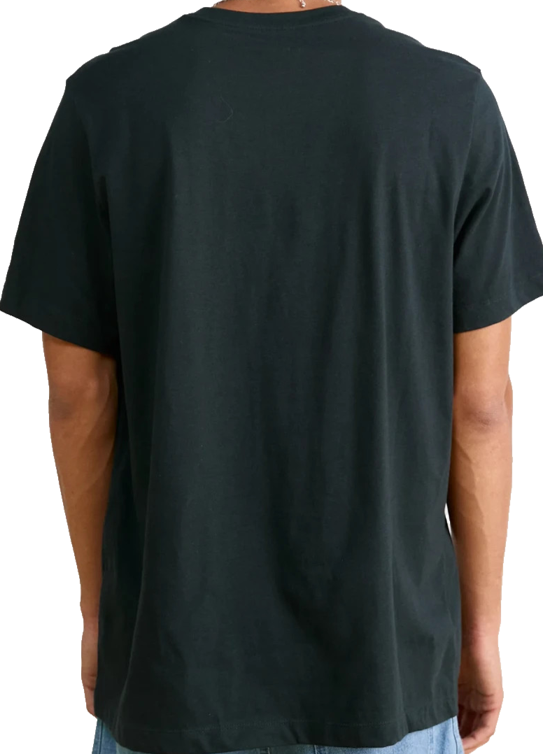 Nike Men'S Black Galaxy Swoosh Graphic T-Shirt Slim Fit Short Sleeve Size M