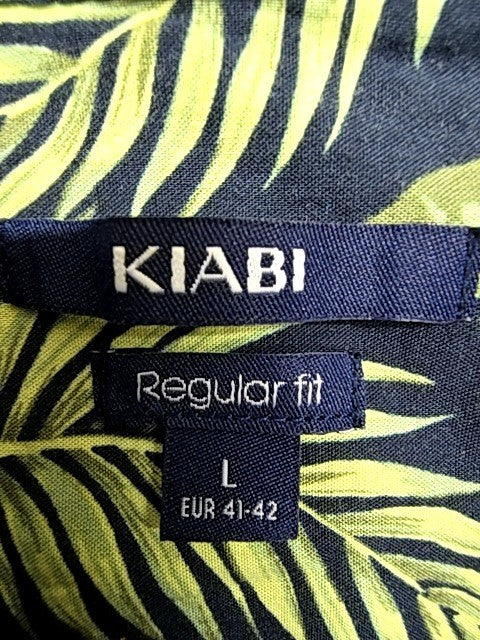 Kiabi Unisex Tropical Floral Short Sleeve Shirt L EUR 41-42 Cotton Blend