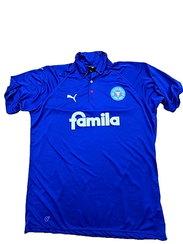 Puma Men's Blue Polo Jersey 4XL Short Sleeve Holstein Kiel Sports