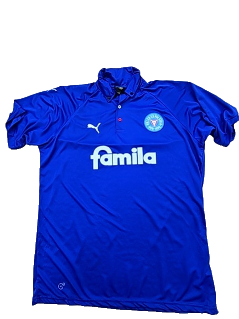 Puma Men's Blue Polo Shirt – Size 4XL, Short Sleeve