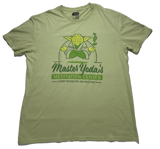 Star Wars Men's Green Shirt – Size XXL, Short Sleeve
