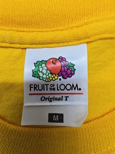 Fruit of Loom Men Yellow T-Shirt size M product image 3