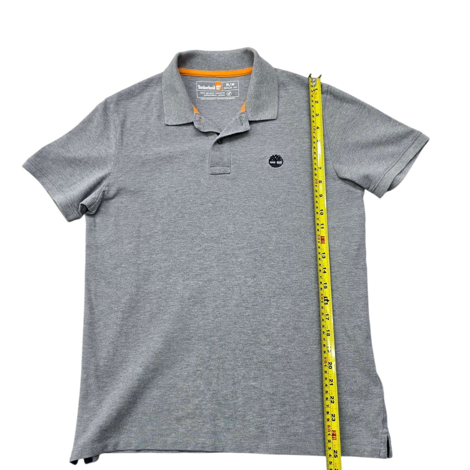 Timberland Men Gray Polo Shirt size M product image 8
