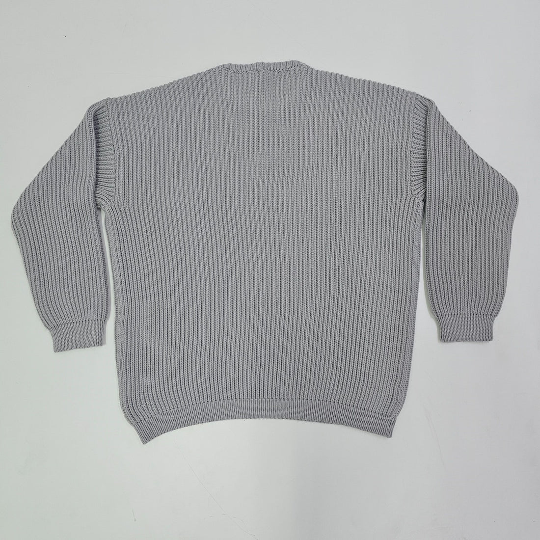 Giorgio Armani Men'S Off-White Crewneck Jumper Ribbed-Knit Sweater 56 Bnwt