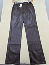 Unverified Brand Unisex Black Pants – Size M, Leather