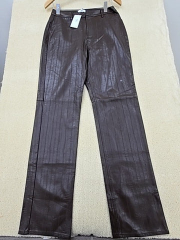 Envy Engloria Leather Pants M Slate Black Unisex Regular