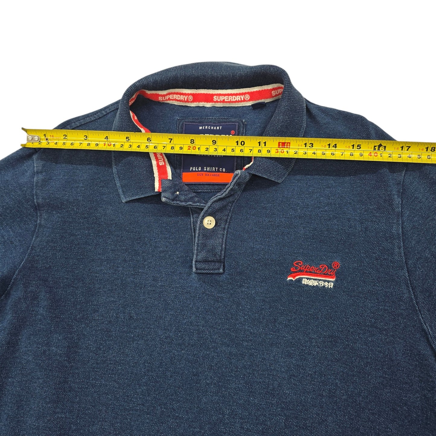 Superdry Men Navy Polo Shirt size XXL product image 5
