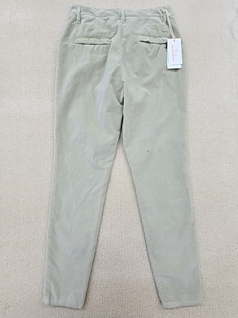 Harmont & Blaine Men's Tapered Corduroy Pants Size 40 Sage