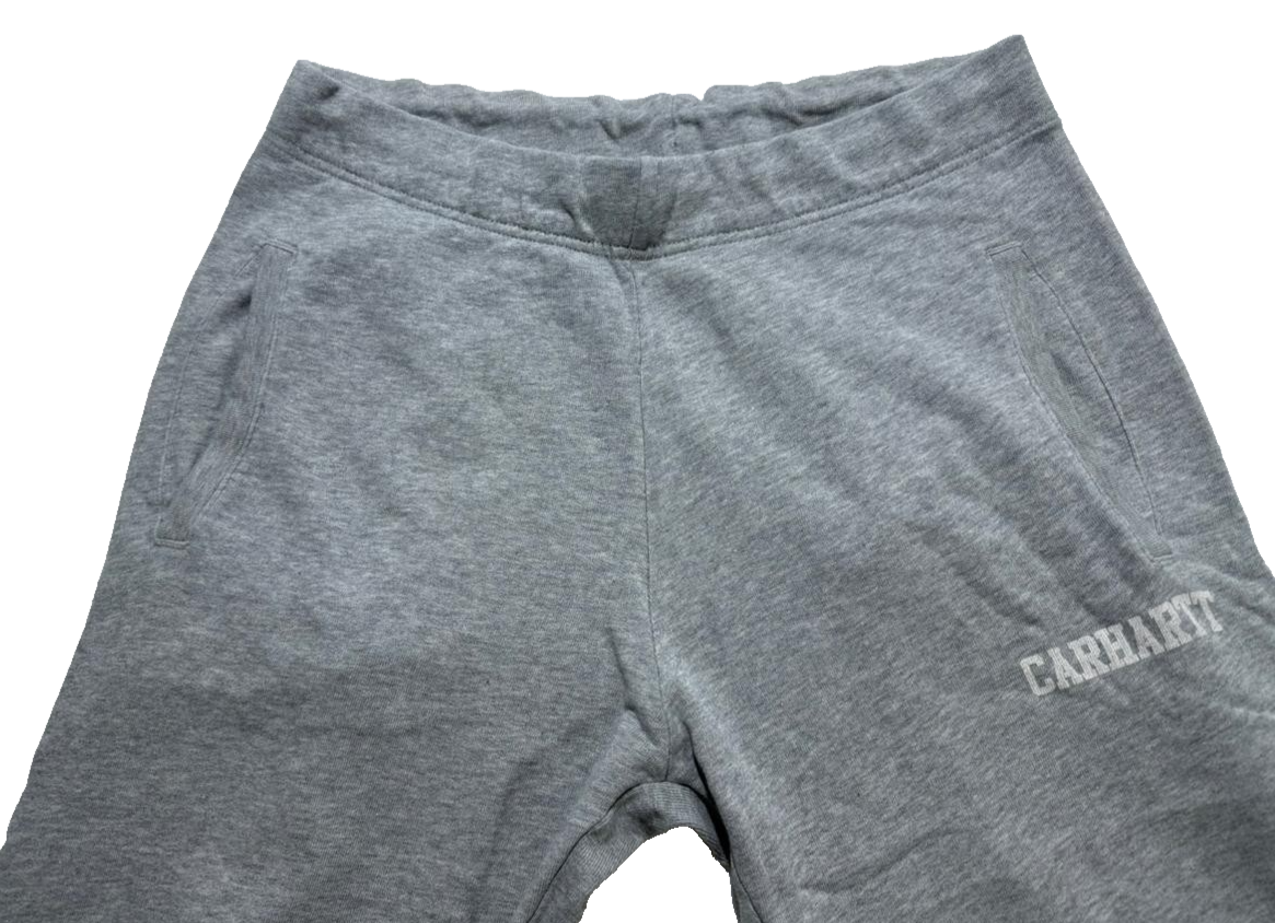 Carhartt Wip College Sweat Pant Dark Grey Heather & White S