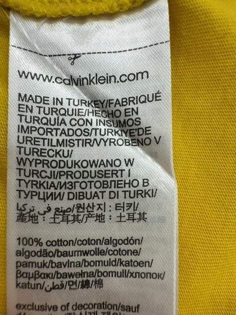 Calvin Klein Jeans Boys Yellow T-Shirt size XS product image 4