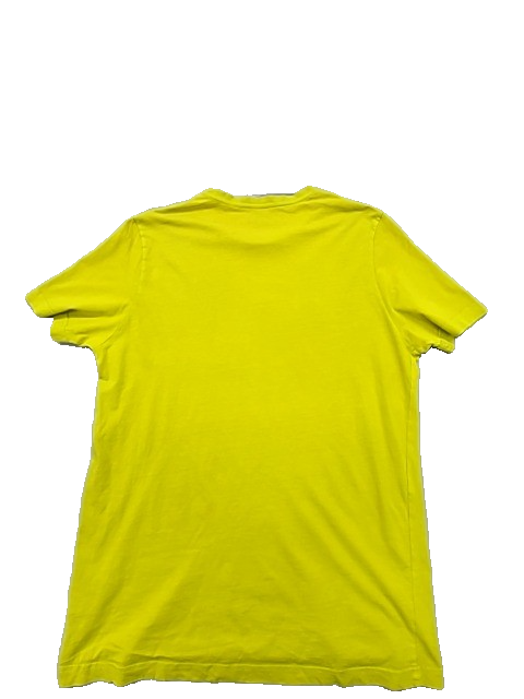 PUMA Men's Yellow Short Sleeve T-Shirt Size L Crewneck