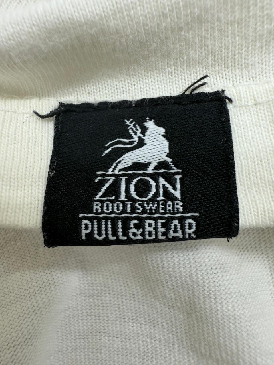 Pull&Bear Men's White Bob Marley Graphic T-Shirt Size S Regular