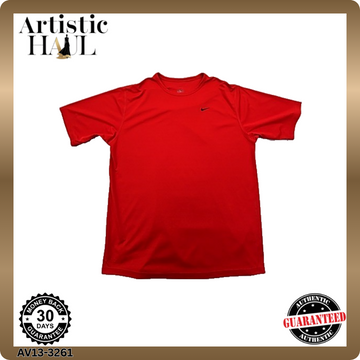 Nike Men's Red Dri-FIT Short Sleeve T-Shirt Size L