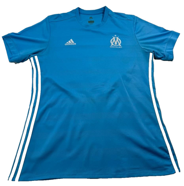 Adidas Olympique De Marseille 2017-2018 Away Football Shirt In Light Blue - L