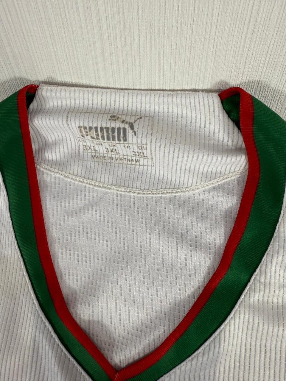 Puma Morocco National Team Football Jersey White Short Sleeve Men Large