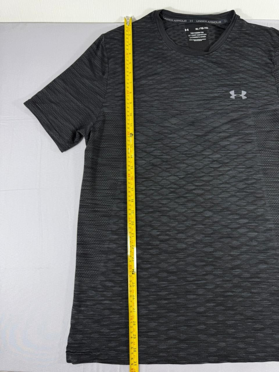 Under Armour Vanish Tee Men's XL Gray Short Sleeve Athletic Performance Shirt