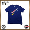 Nike Men's Navy T-Shirt – Size M, Short Sleeve, Crew Neck – Ref AC44A